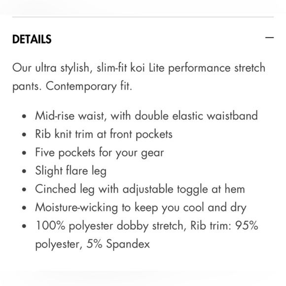 Koi Lite Slim Fit Style #720 Scrub Pants ~ Blue with Pink/Black Band 3X - Picture 11 of 12